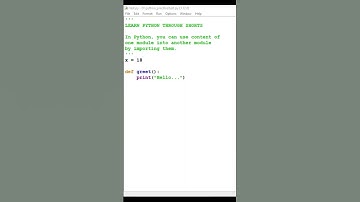 Python module concept #shorts #pythonmoduleconcept #pythonforbegineers #pythonmodule #pythontutorial