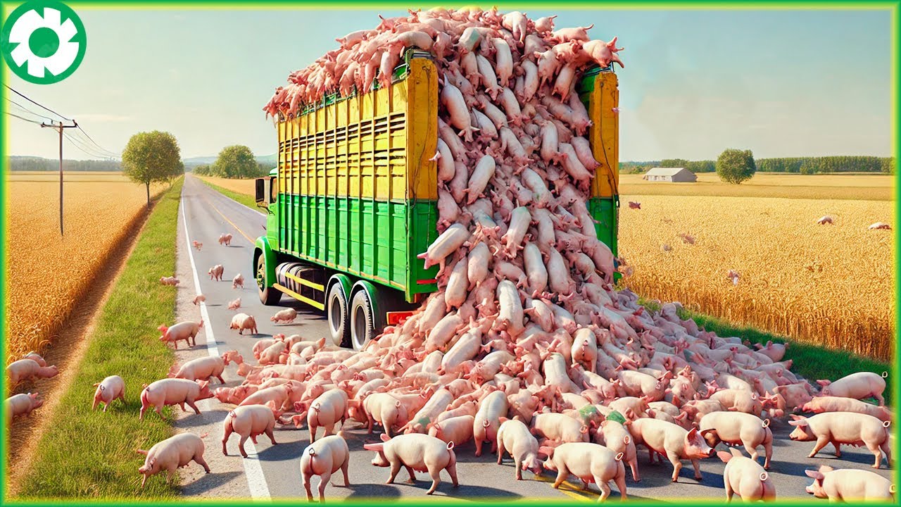 Transporting Pig This Way - Farmers Raising Millions of Pig ...