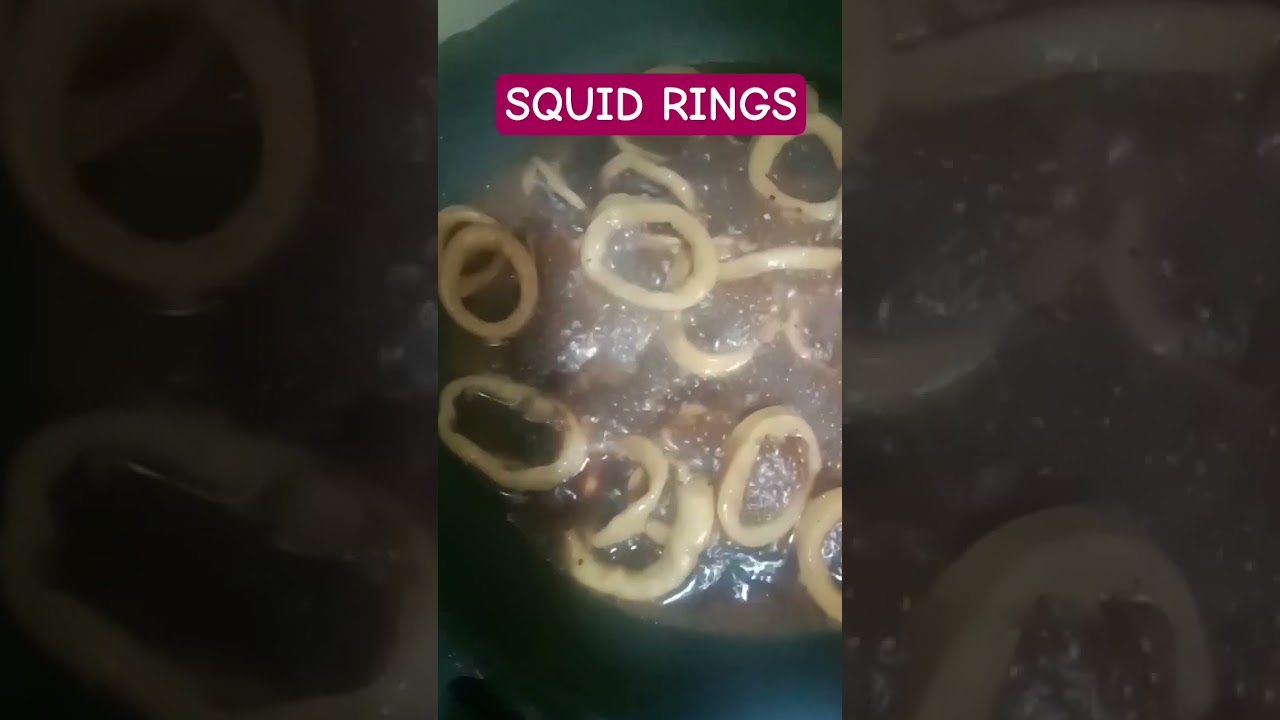 Adobong squid rings 😋