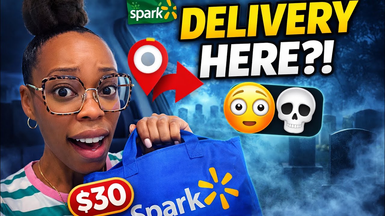 $30 Walmart Spark Order Took Me to a CEMETERY 😳💀 I Was Not Ready… - YouTube