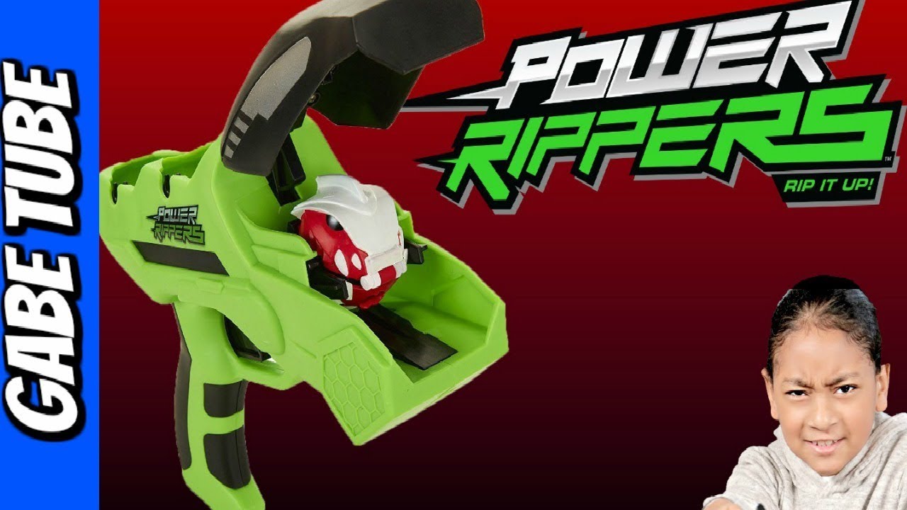 V Ripper Toy Top Toys POWER RIPPER POWER RIP BLASTER REVIEW Gabe Tube TV - YouTube