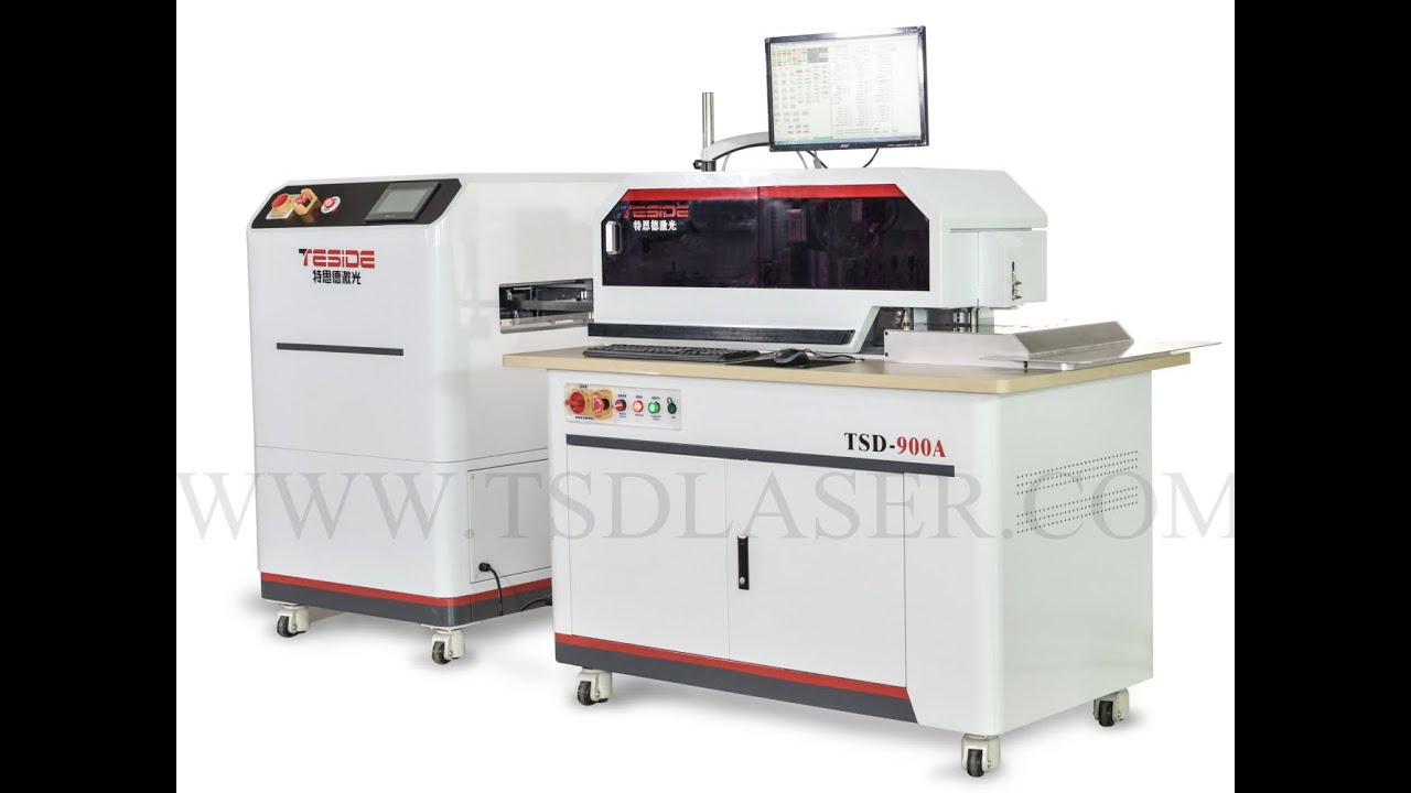 TSD 900A Automated Steel Rule Bender & Processor - YouTube