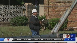 Dozens of residents of Cottonwood Apartments had to leave their storm damaged apartments Friday