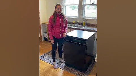 How to use the GE portable dishwasher