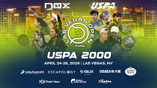 USPA 2000 PLAYBYPOINT LAS VEGAS OPEN - P1 PADEL | Center Court | April 25, 2026 (Saturday)