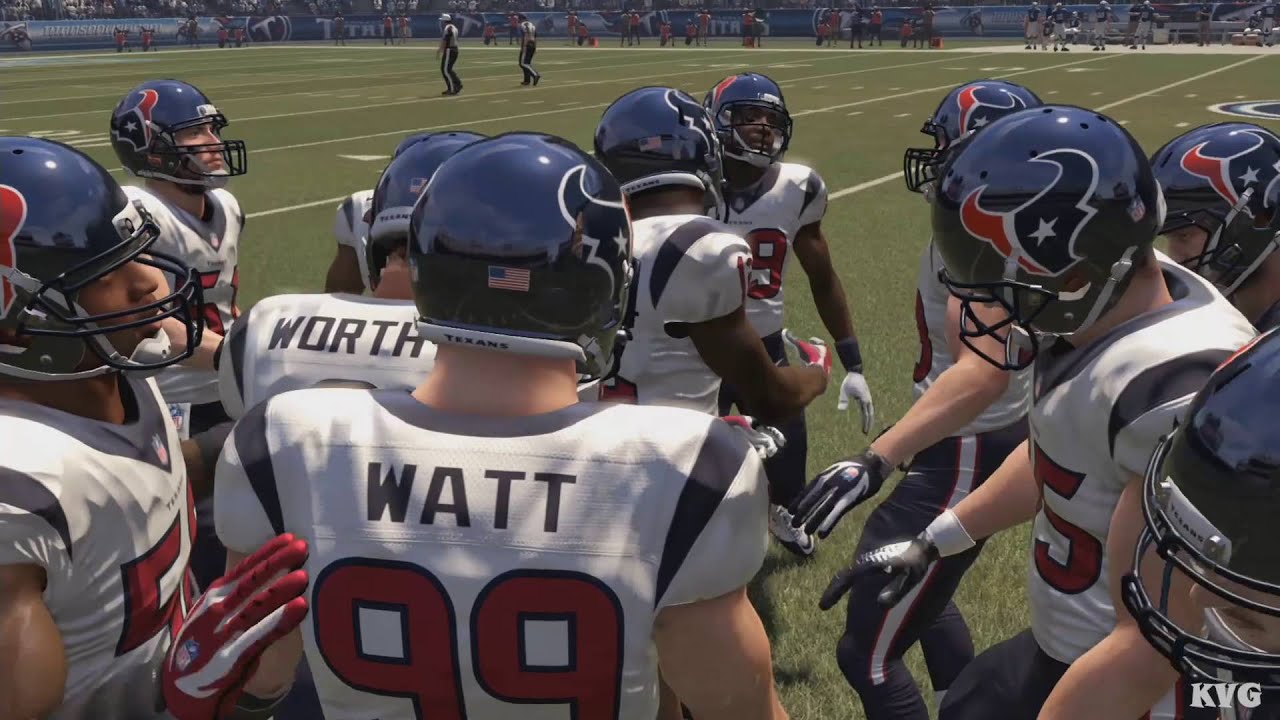 Madden NFL 16 - Houston Texans vs Tennessee Titans Gameplay (XboxONE HD) [1080p]