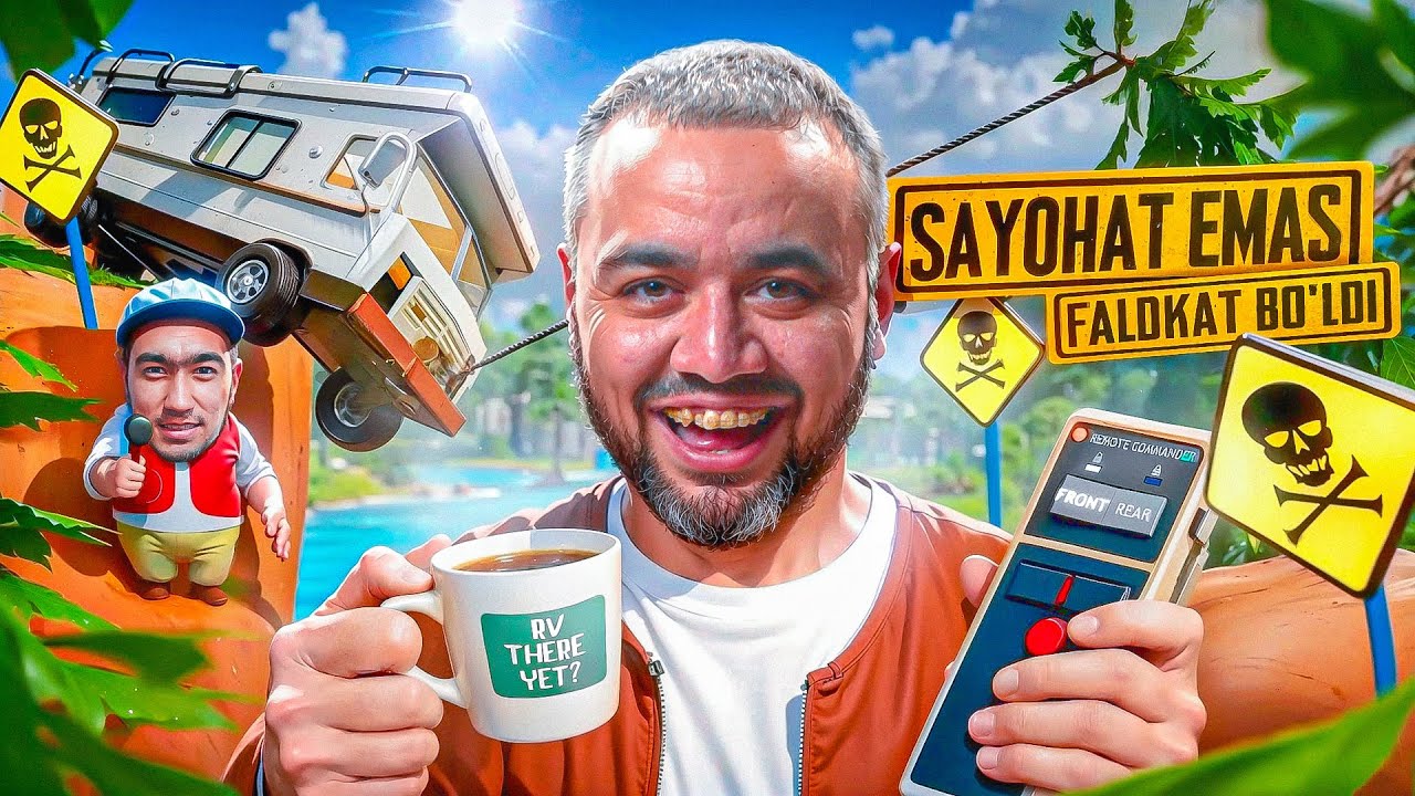 🚐💥SAYOHAT EMAS, FALOKAT BO'LDI !  (Rv There Yet) #2