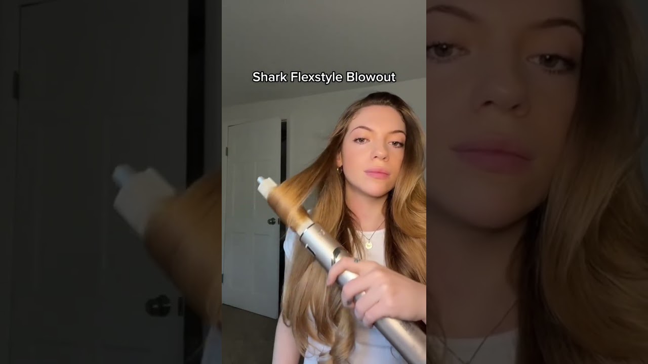 Shark flexstyle blowout curls tutorial | dyson airwrap dupe 