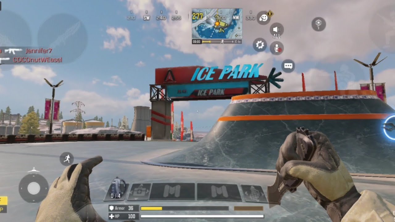 ICE PARK New Location Added In Isolated Map Call of duty mobile 