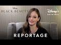 Black beauty  reportage  7 questions sur la france avec mackenzie foy et iain glen  disney