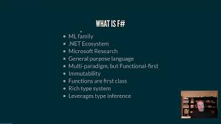 Jeff Beitzel - An introduction to F#, March 2020