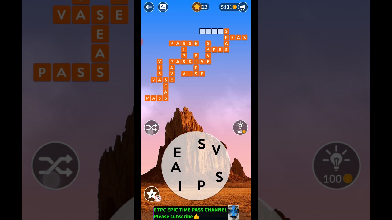 WORDSCAPES LEVEL 10474