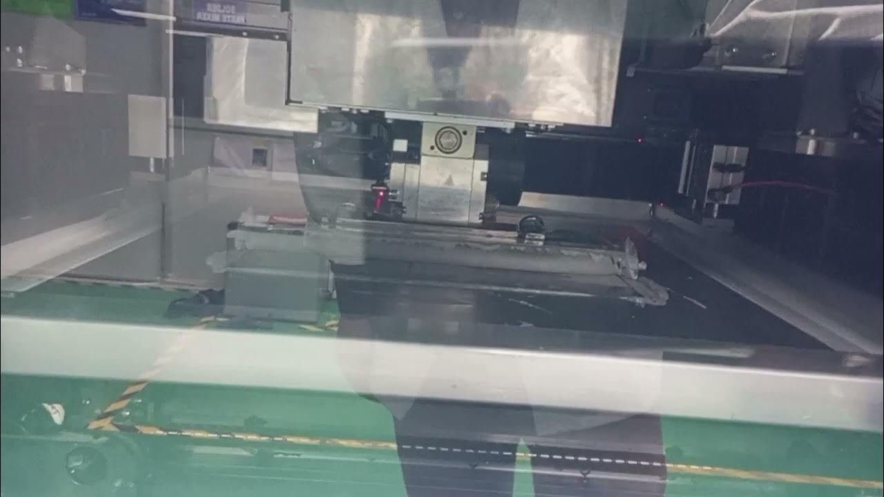 YAMAHA Solder Paste Printer (YCP 10) printing a PCB YouTube