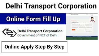 DTC Online Form fillup 2022// Delhi Transport Corporation Online Apply Step By Step screenshot 1