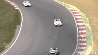 MG Midget & Sprite crash, Brands Hatch, 1st May 2016