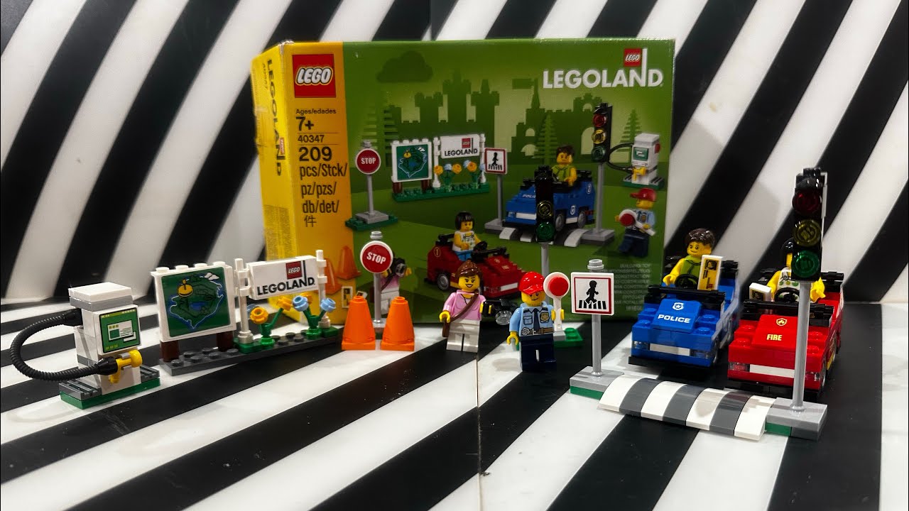 Review of Lego Set 40347 Legoland Driving School Cars