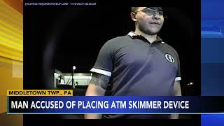 Police release photos of man suspected of placing skimmer device on ATM
