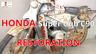 Restoration Honda Super Cub C90 1986 | Restored to New Condition