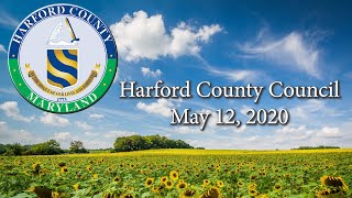 Harford County Council Board of Health Update; Public Hearing and LSD 20-016 (May 12, 2020)