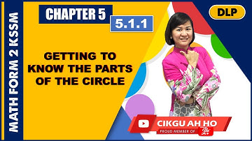 5.1 PROPERTIES OF CIRCLES | FORM 2 MATHEMATICS KSSM