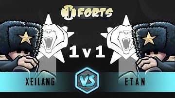 [Cast] Xeilang vs Etan - 1v1 Ranked Forts RTS - Gameplay