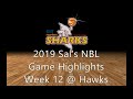 2019 GAME HIGHLIGHTS - Sharks v Hawks Week 12