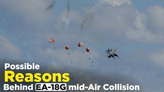 What Really Caused the U.S. Navy Jet Collision?  | EA 18G Growler Jet