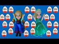 Elsa and Anna toddlers chocolate egg hunt for Easter