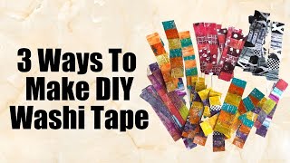 3 Ways To Make DIY Washi Tape