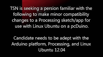 Seeking a person to modify an existing Processing App for Linux Ubuntu