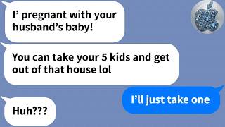 【Apple】 My husband's mistress told me to take our 5 kids and leave, but