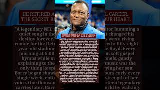 HE RETIRED AT THE PEAK OF HIS NFL CAREER. THE SECRET REASON WILL BREAK YOUR HEART.