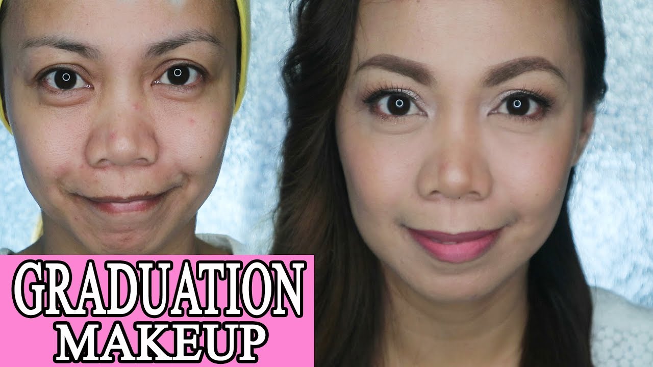 EASY & AFFORDABLE GRADUATION MAKEUP TUTORIAL  2018 | Cykaniki