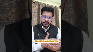 Bihar APO Expected Cutoff for 2026| Analysis of cutoff | #biharapo #apoexam