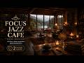☔ Rainy Afternoon Jazz by the Window [2 Hours] | Mellow Café Music for Reading &amp; Focus