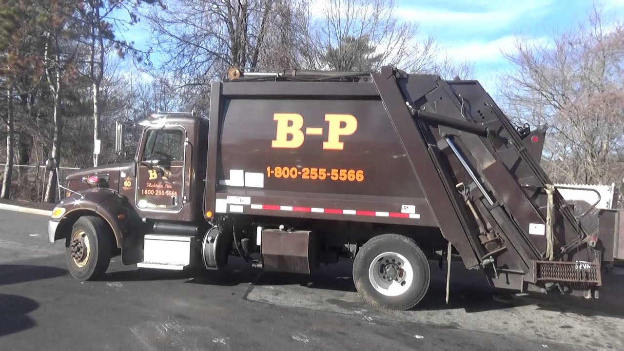 BP Trucking 60 Peterbilt 348 Curved Shell PakMor Rear Loader YouTube