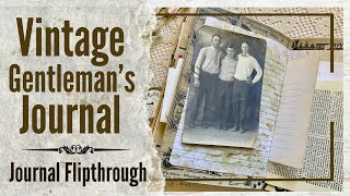 A Vintage Gentleman's Junk Journal | Encyclopedia Journal