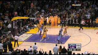 04 27 2009 game 5 jazz vs lakers 2nd half highlights