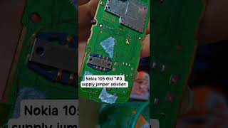 Nokia 105 keypad*#0 not work jumper solution #mobilecare #phonerepair  #deadphone #technicianlife