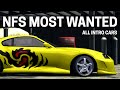 Need for Speed: Most Wanted - All Intro Cars | 4K