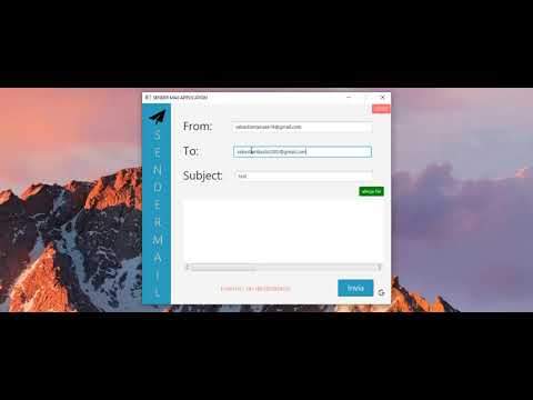Sender Mail Application JavaFX  JavaMail