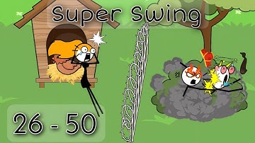 Super Swing Level 26 to 50 | super swing  | super swing game | super swing weegoon