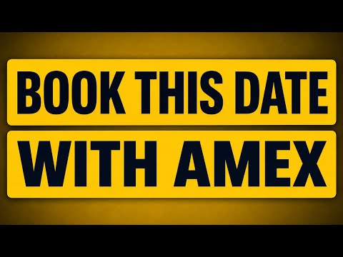Video thumbnail: Book this date with Amex!