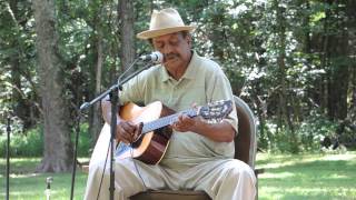 Boo Hanks playing at Stagville Plantation, Durham NC, July 19 2014.