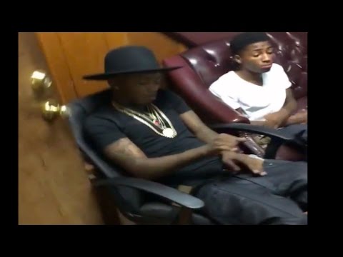 NBA YoungBoy and Scotty Cain In The Studio Together