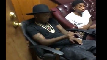 NBA YoungBoy and Scotty Cain In The Studio Together