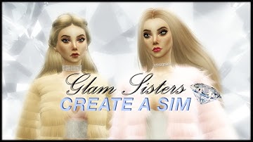 The Sims 4 | Glam Twins 💎 // CAS + CC List