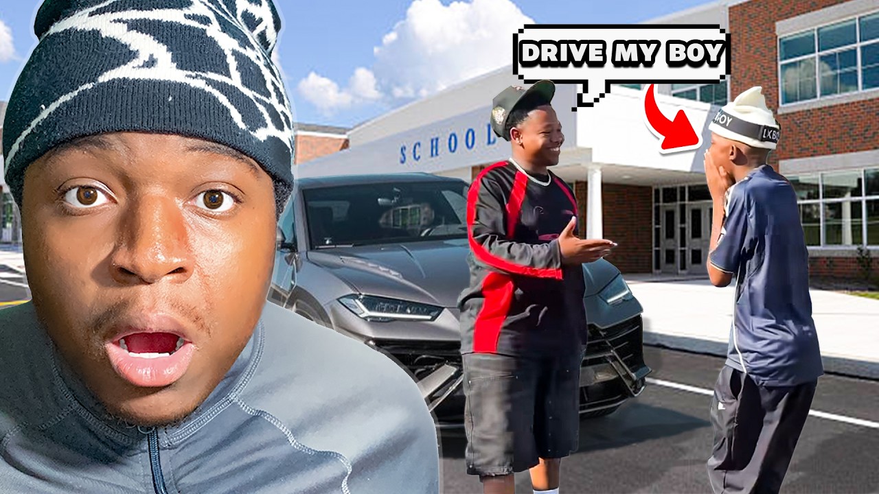 Призрак Хлуби отправляется в школу из мультфильма «Снупи» на «Ламборгини»! 🚘