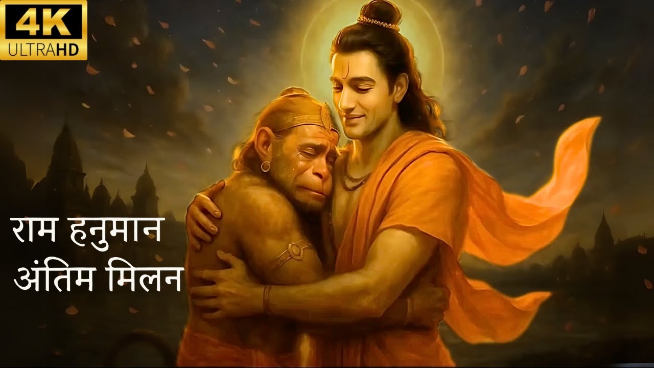 Ram and Hanuman: The Last Goodbye | राम और हनुमान : अंतिम मिलन  | A Short AI Film |  #jaishreeram