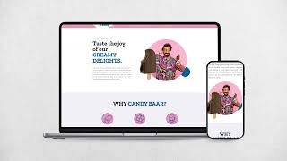CANDYBAR Website Design & Development | Handmade Natural Candy Brand Website | Viaara Technology